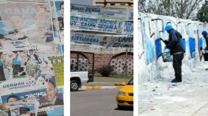 ¿Los partidos políticos deberán limpiar los afiches, pasacalles y pintadas tras las elecciones?
