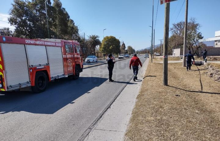 En siniestro vial ocurrido en zona sur, pierde la vida un motociclista
