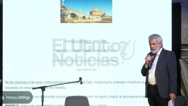 Covid: una cumbre en Roma lanza un grito de guerra contra los promotores del terror.