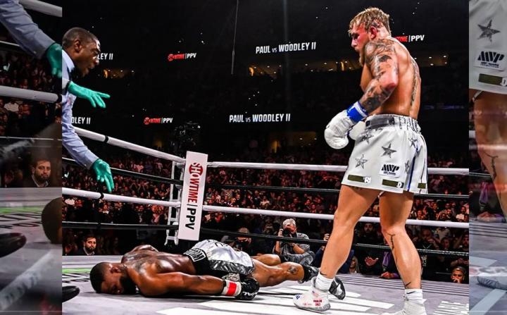 Acusan al rival de Jake Paul de fingir el nocaut: el gesto del youtuber que despertó la sospecha