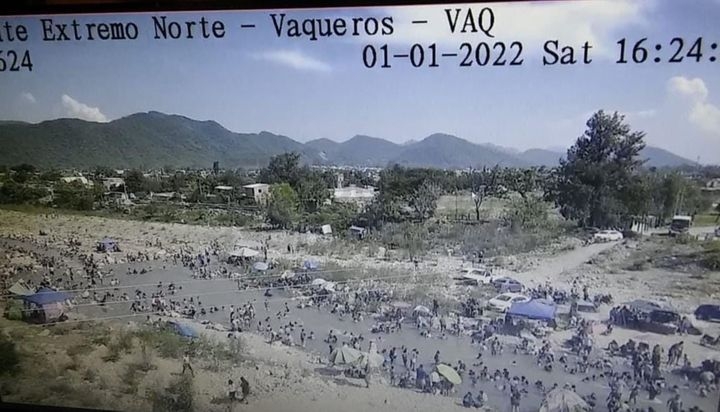 ¡Qué calor!: 3 mil personas se fueron al río Vaqueros