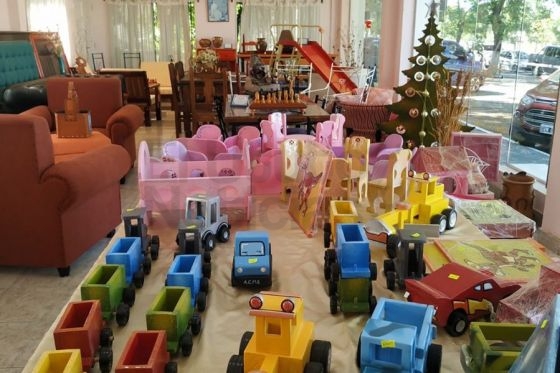 Venta de juguetes artesanales hasta el 8 de enero en el penal de Villa las Rosas.