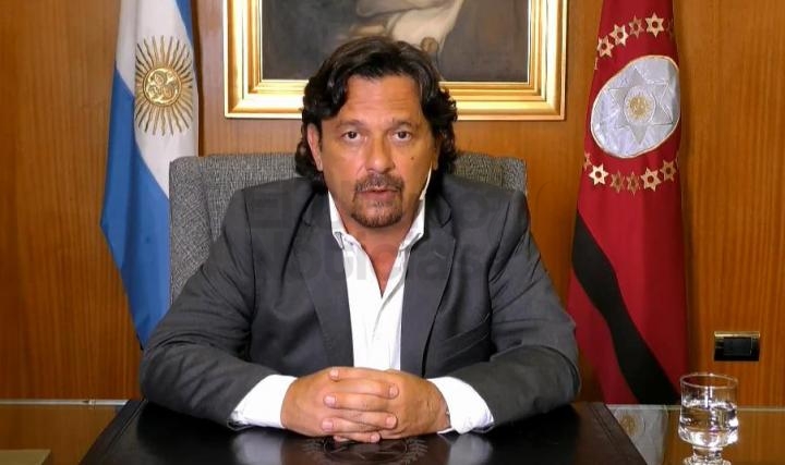 El Gobernador Gustavo Sáenz 