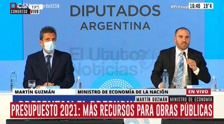 Guzmán le admitió a Massa que en la presentación del Presupuesto 2021 iba a