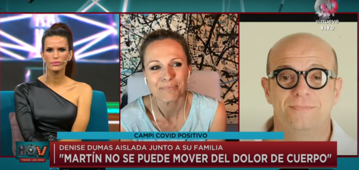 Tras el positivo de Campi, Denise Dumas comenzó con síntomas: