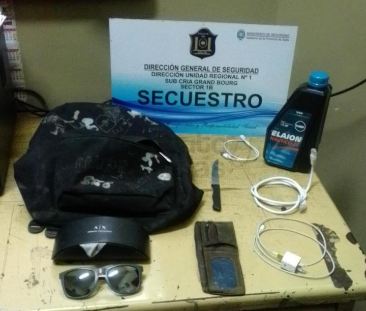 Detuvieron a dos personas implicadas en un ilícito