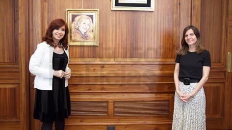 Cristina Fernández y Fernanda Raverta analizaron la Ley de defensa de los activos del FGS de la  ANSES
