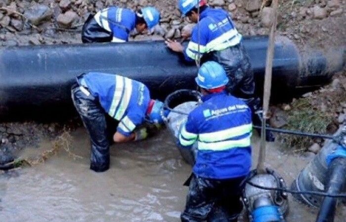 La zona sur sufre desde hace un mes la falta de presión en el Agua.
