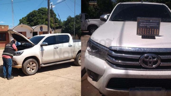 Recuperaron en Tartagal una Camioneta Toyota robada en Chaco.