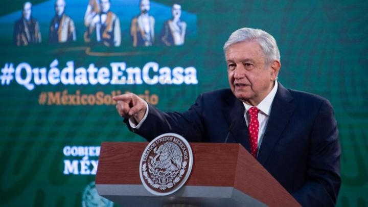 El presidente de México Lopez Obrador, positivo de Covid 19