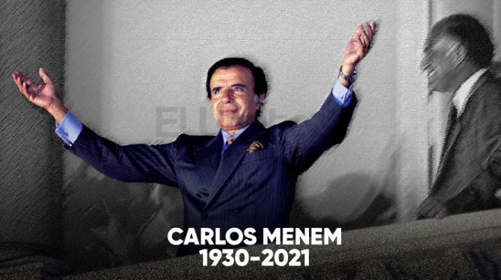 Murió Carlos Saúl Menem