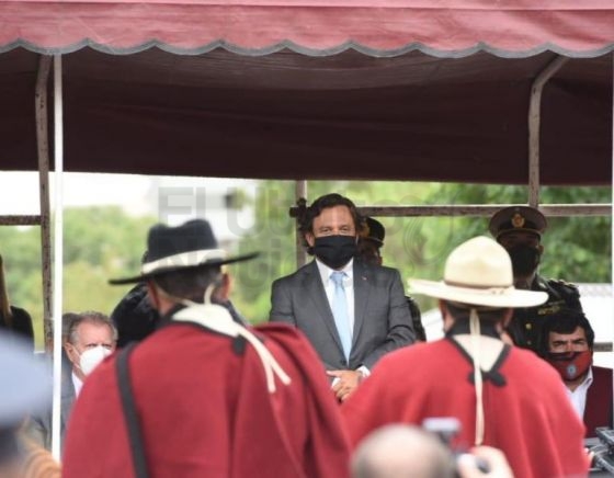 Sáenz rindió homenaje a los héroes de la Batalla de Salta, al conmemorarse un nuevo aniversario.