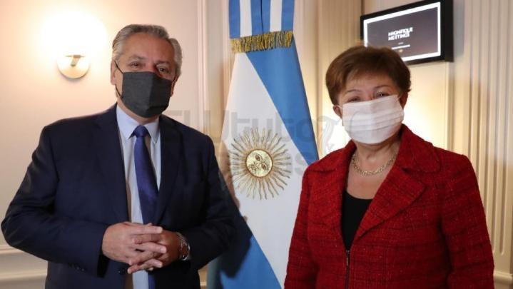 Fernández con Georgieva: una reunión