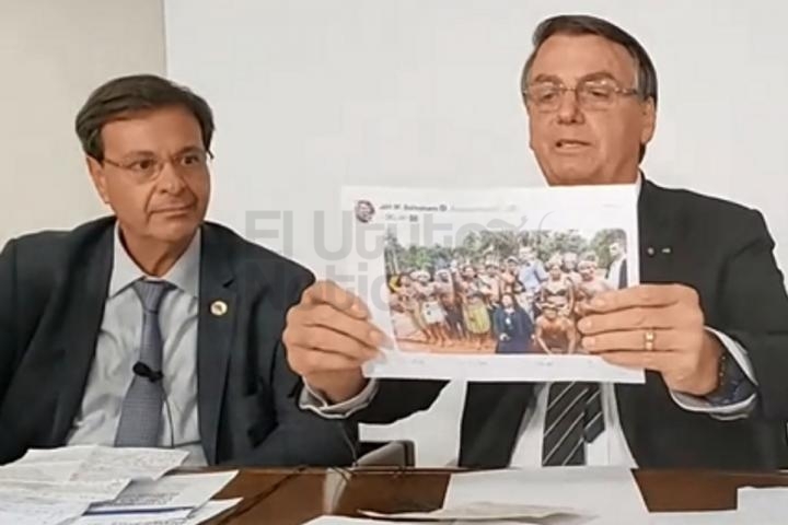 Jair Bolsonaro volvió a burlarse de la frase de Alberto Fernández: “¿Dónde está el grito de Tarzán?”